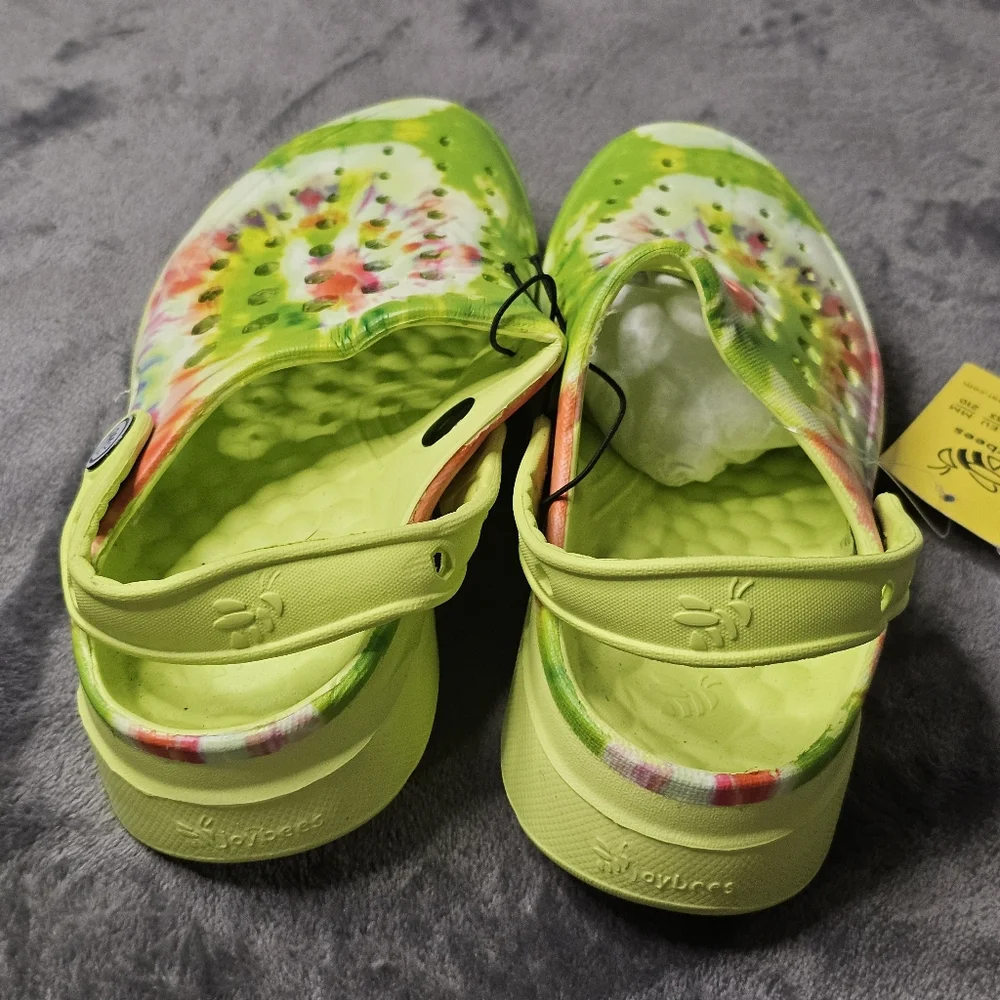 Joybees Tie-Dye Clogs Kids Size 1-2‎